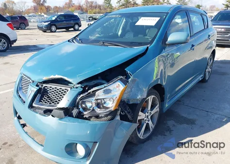 2009 Pontiac Vibe Gt из США, поврежденный, VIN 5Y2SR67019Z437764